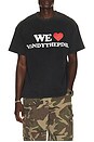 view 1 of 4 We Love VTP Tee in Washed Black