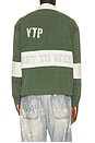 view 4 of 7 Washed Long Sleeve Rugby in Green