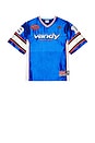 view 5 of 5 Cherry Football Jersey in Blue