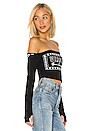 view 2 of 4 Off Shoulder Top in Black
