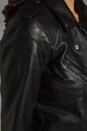view 5 of 5 Topaz Leather Moto Jacket in Black