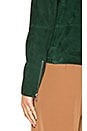 view 5 of 5 Jayne Suede Jacket in Bottle Green
