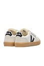 view 3 of 3 Junior Small V-90 Sneaker in White Black Natural
