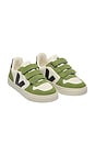 view 2 of 3 Junior Small V-10 Sneaker in Pure Black Kiwi