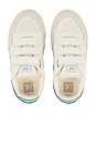 view 3 of 4 Kids Small V-90 Sneakers in White, Celeste & Cobal