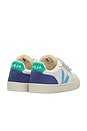 view 4 of 4 Kids Small V-90 Sneakers in White, Celeste & Cobal