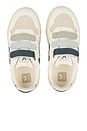 view 5 of 4 Kids Small V-10 Sneakers in White & California