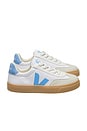 view 1 of 5 Junior Small Volley Sneaker in White Aqua