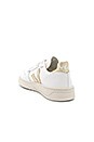 view 3 of 6 V-10 Sneaker in White & Gold