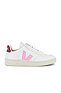 view 1 of 6 V-12 Sneaker in Extra White & Guimauve & Marsala