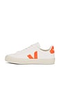 view 5 of 6 Campo Sneaker in Extra White & Orange Flou