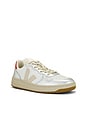 view 2 of 6 V-10 Sneaker in White, Pierre &Silver