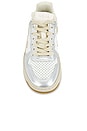 view 4 of 6 V-10 Sneaker in White, Pierre &Silver