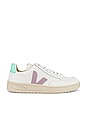 view 1 of 6 V-12 Sneaker in Extra White, Parme & Turquoise