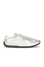 view 1 of 6 Cateyes Sneaker in Silver & White