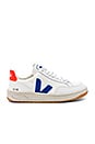 view 1 of 6 ZAPATILLA DEPORTIVA V 12 in White, Indigo & Orange Fluo