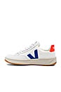 view 5 of 6 ZAPATILLA DEPORTIVA V 12 in White, Indigo & Orange Fluo