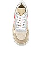 view 4 of 6 V-10 Sneaker in Multicolor, Natural & Rose-Fluo