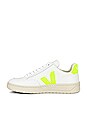 view 5 of 6 V-12 Sneaker in Extra White & Jaune-Fluo