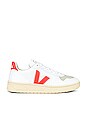 view 1 of 6 V-10 Bastille Sneaker in White & Orange & Butter