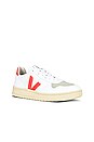 view 2 of 6 V-10 Bastille Sneaker in White & Orange & Butter