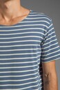 view 5 of 5 Striped T-Shirt en Blue/Grey Stripe in Blue & Grey Stripe