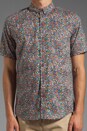 view 4 of 5 Classic Short Sleeved Shirt in Blue Floral