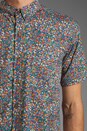 view 5 of 5 Classic Short Sleeved Shirt in Blue Floral