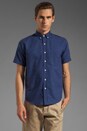 view 1 of 5 Classic Short Sleeved Shirt in Navy Circles