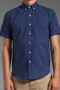 view 4 of 5 Classic Short Sleeved Shirt in Navy Circles