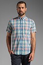 view 1 of 5 Classic Short Sleeved Shirt in Pastel Check