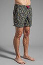 view 2 of 7 Drawcord Boardshort in Black Floral