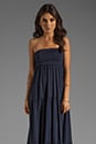 view 1 of 5 Sheer Jersey Masha Maxi Dress in New Navy