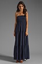 view 2 of 5 Sheer Jersey Masha Maxi Dress in New Navy