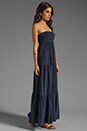 view 3 of 5 Sheer Jersey Masha Maxi Dress in New Navy