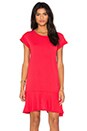 view 1 of 5 Salome Cotton Slub Dress in Cherry