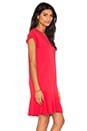 view 2 of 5 Salome Cotton Slub Dress in Cherry