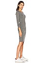 view 2 of 3 Yurel Long Sleeve Bodycon Dress in Charcoal Grey