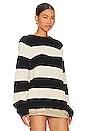 view 2 of 4 Ciara Sweater in Black & Ivory