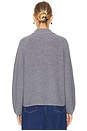 view 3 of 4 TEAGAN セーター in Heather Grey & Navy