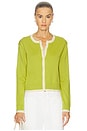 view 1 of 4 Saylor Lux Cotton Cashmere in Lime