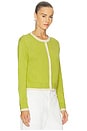 view 2 of 4 Saylor Lux Cotton Cashmere in Lime