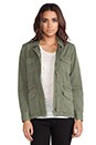 view 1 of 7 x Lily Aldridge Ruby Army Jacket in Forest