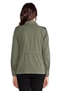 view 4 of 7 x Lily Aldridge Ruby Army Jacket in Forest