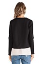 view 3 of 4 Candy Ponti w/ Faux Leather Jacket in Black
