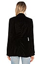 view 3 of 4 CHAQUETA DE TERCIOPELO CALLA in Black