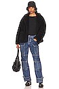 view 5 of 5 Aliss Faux Shearling Jacket in Black