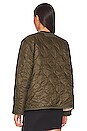 view 4 of 5 Marissa Reversible Quilted Sherpa Jacket in Army