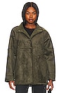 view 1 of 5 Albany Reversible Sherpa Coat in Army
