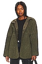 view 2 of 5 Albany Reversible Sherpa Coat in Army